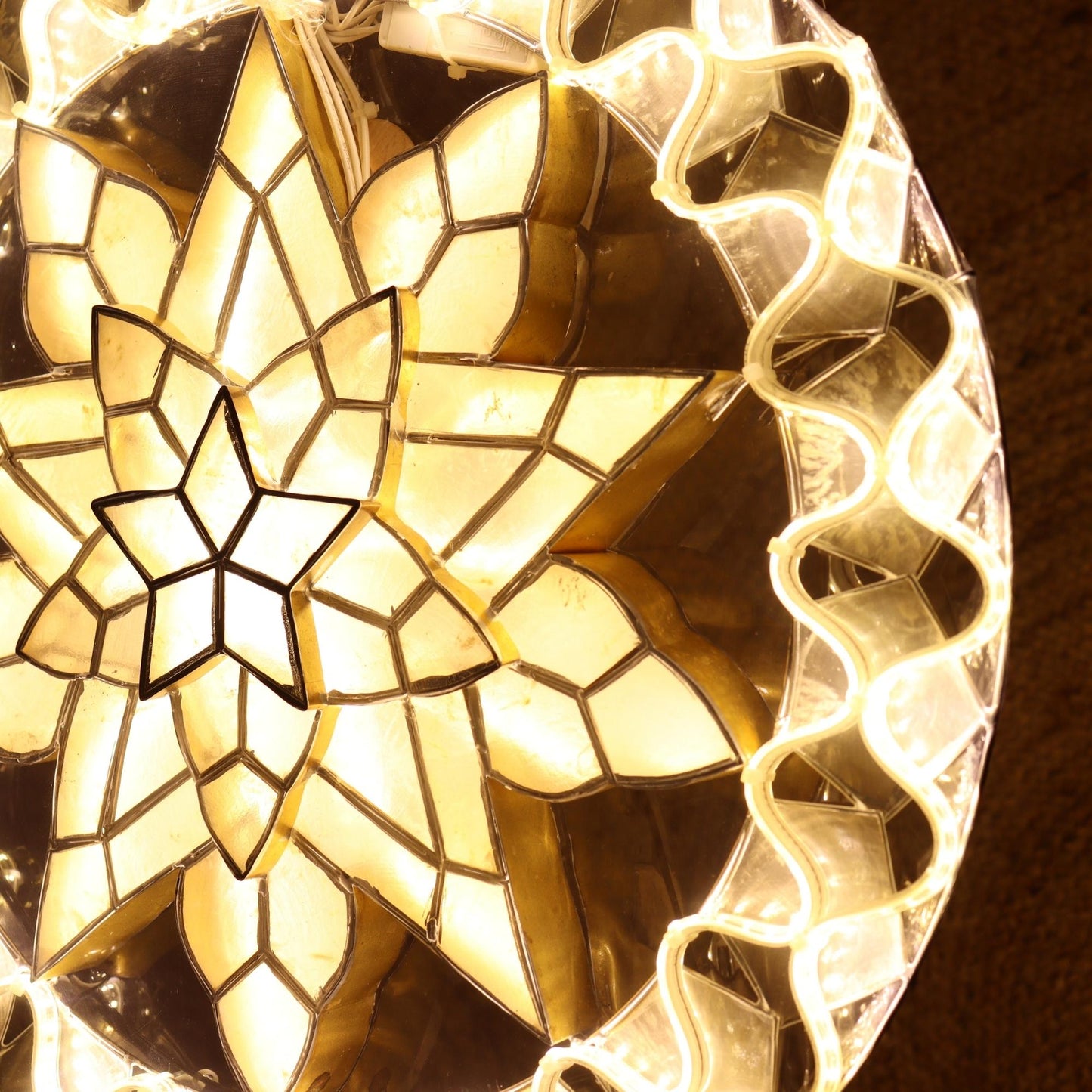 Parol "Sampaguita Halo" Capiz Lantern