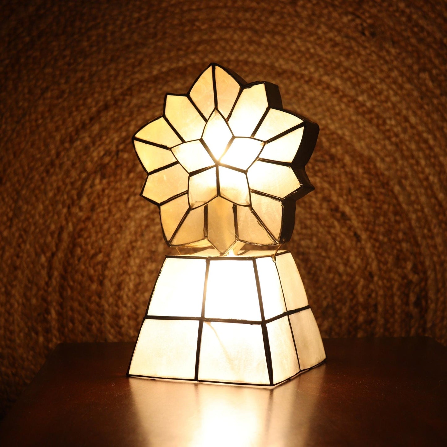 Capiz Mesa Table Lamp – 10"