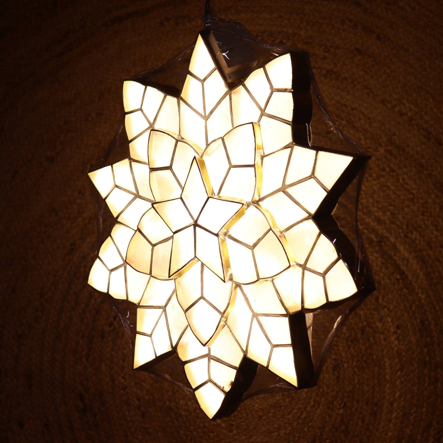 Parol "Sampaguita Star" Capiz Lantern