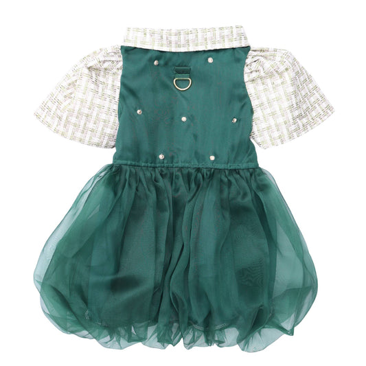 Green Abaca Dress Barong