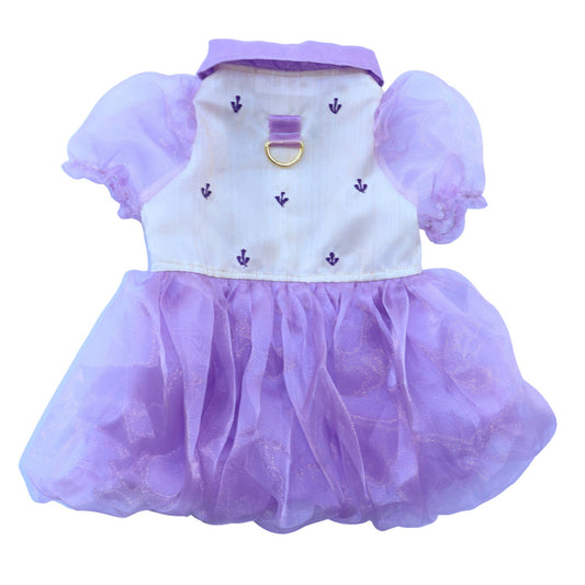 Lilac Combination Dress Barong
