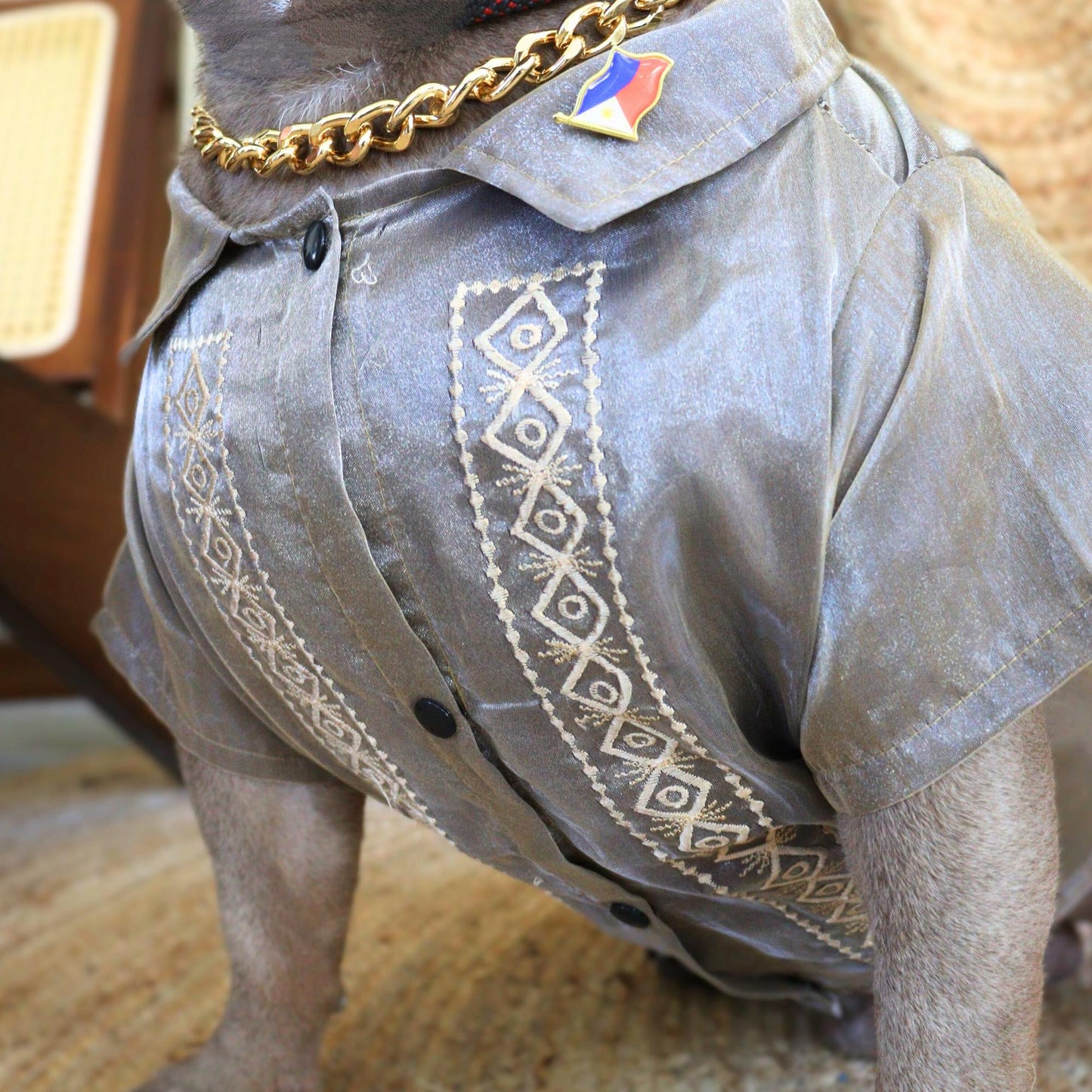 Choco Brown Mens Barong
