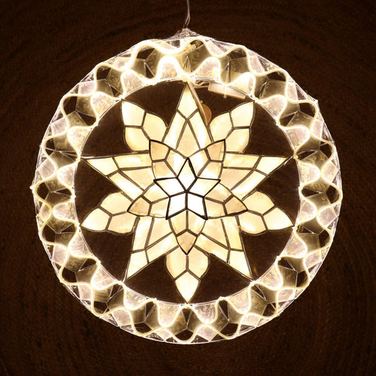 Parol "Sampaguita Halo" Capiz Lantern