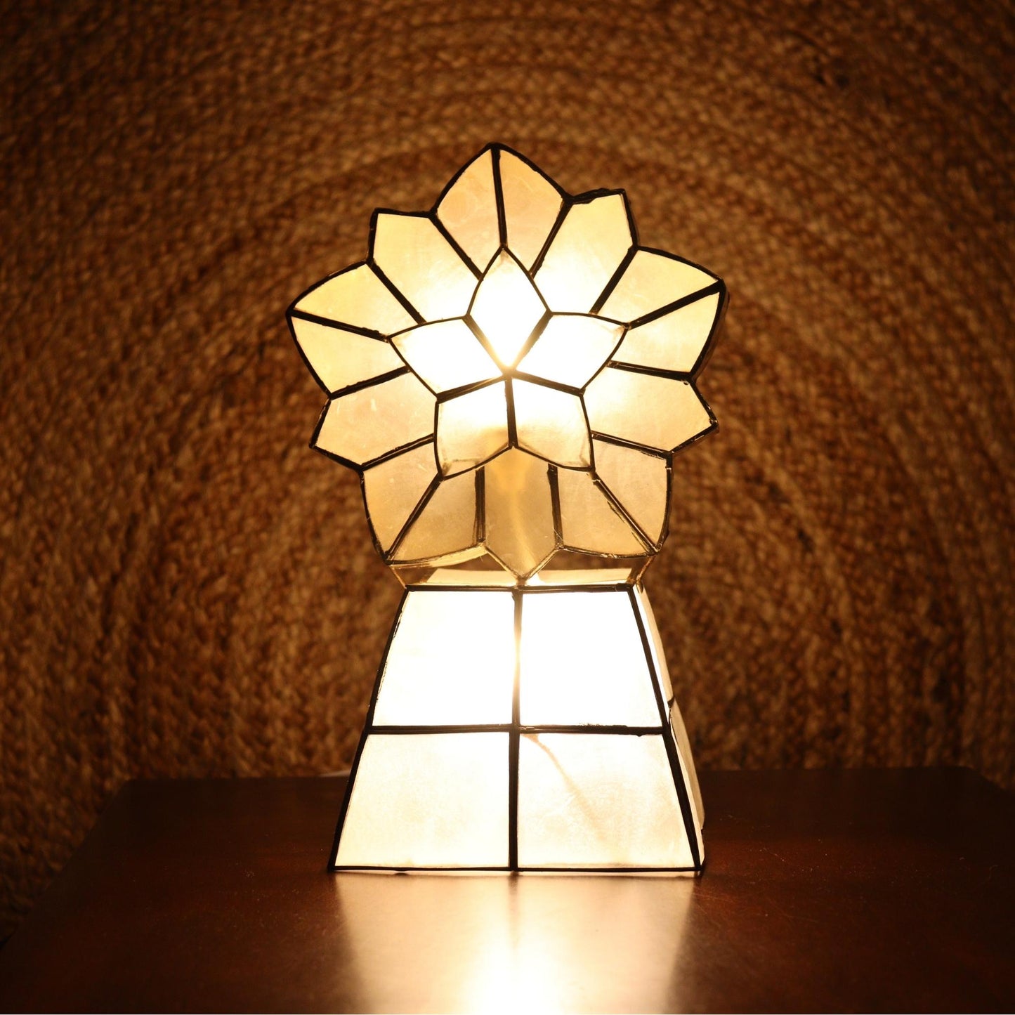Capiz Mesa Table Lamp – 10"