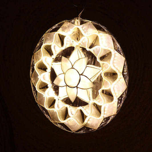 Parol "Sunburst Mini" Capiz Lantern
