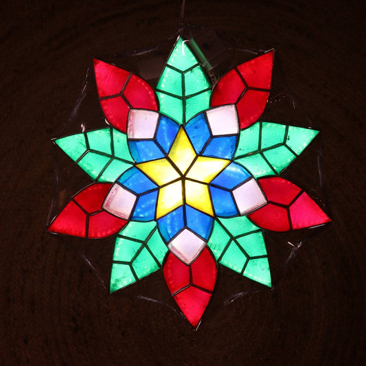 Parol "Paskong Pinoy" Capiz Lantern