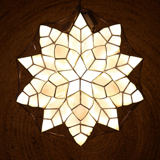 Parol "Sampaguita Star" Capiz Lantern