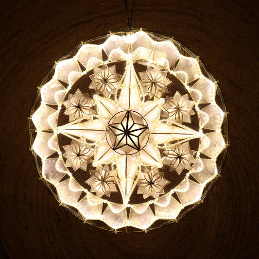Parol "Tala Aurora" Capiz Lantern