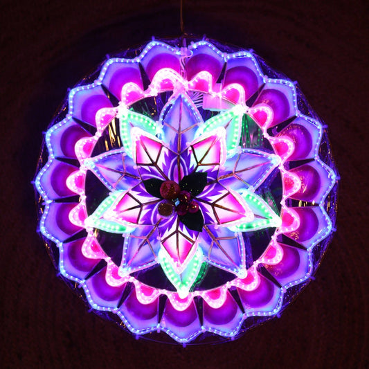 Parol "Ube Fiesta" Capiz Lantern