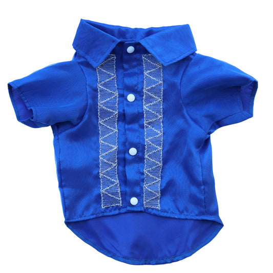 Royal Blue Mens Barong