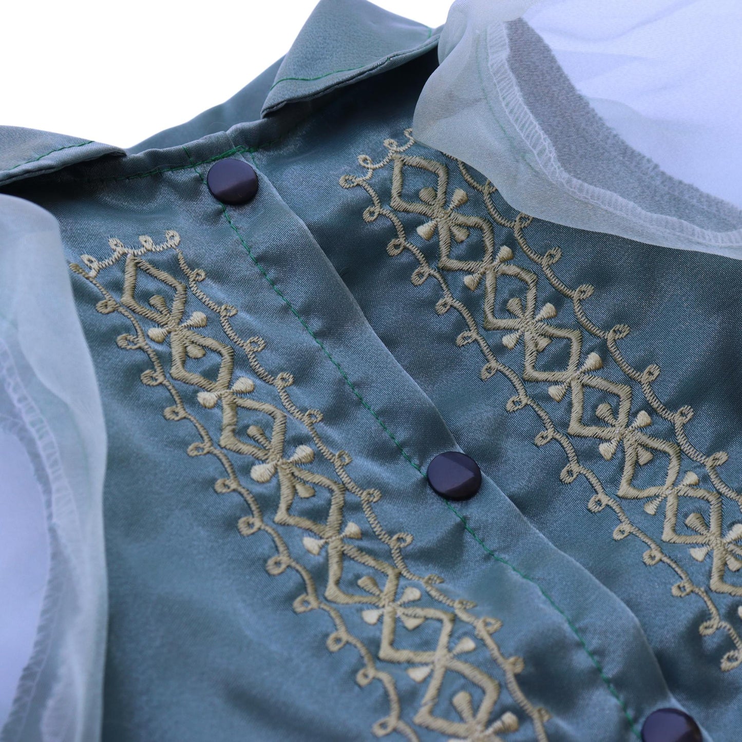 Moss Green Ladies Barong
