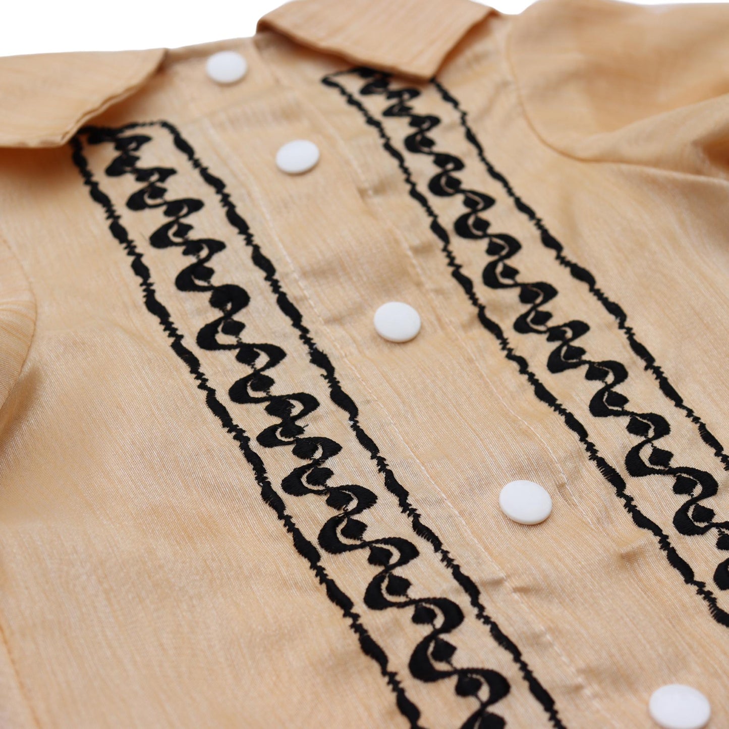 Mocha Black Mens Dog Barong