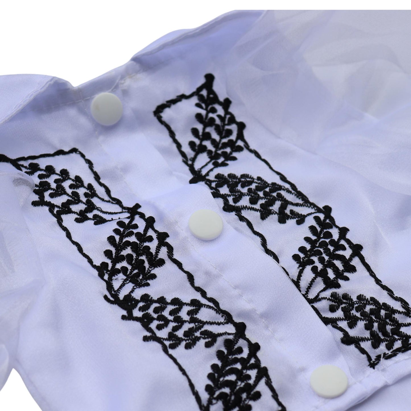 White Black Ladies Barong