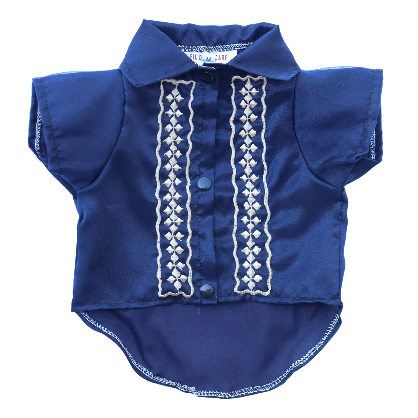 Navy Blue Mens Barong