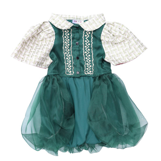 Green Abaca Dress Barong