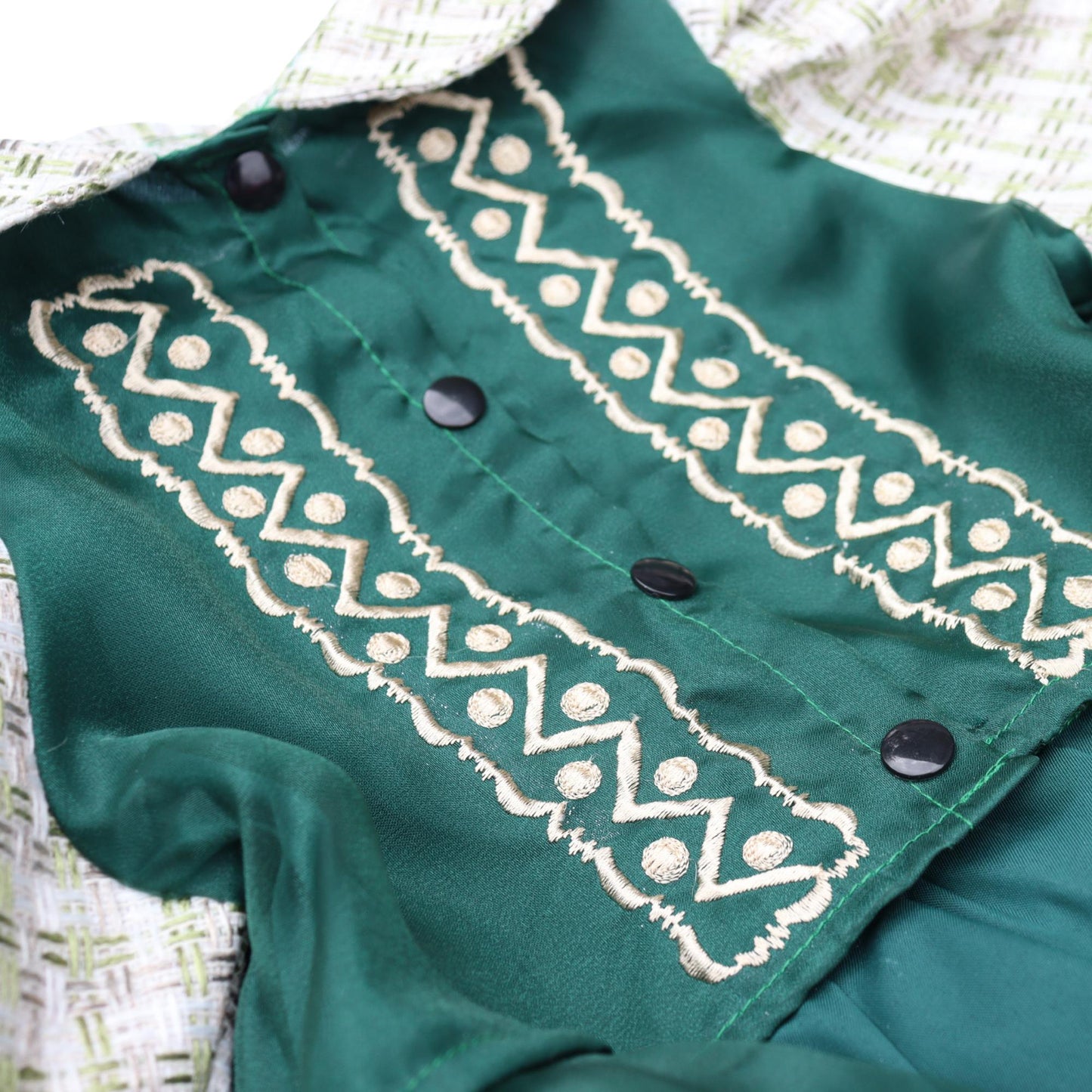 Green Abaca Dress Barong