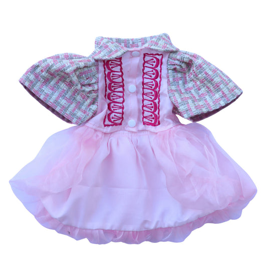 Pink Abaca Dress Barong