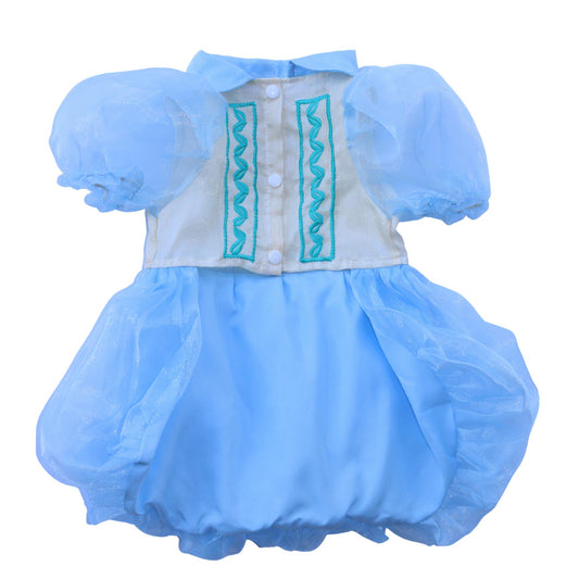 Powder Blue Combination Dress Barong