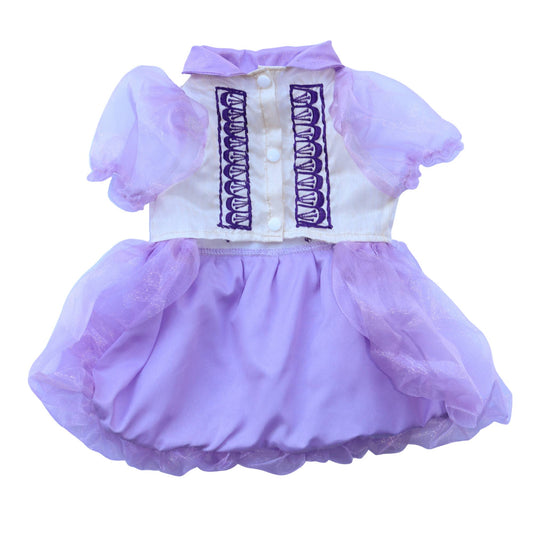 Lilac Combination Dress Barong