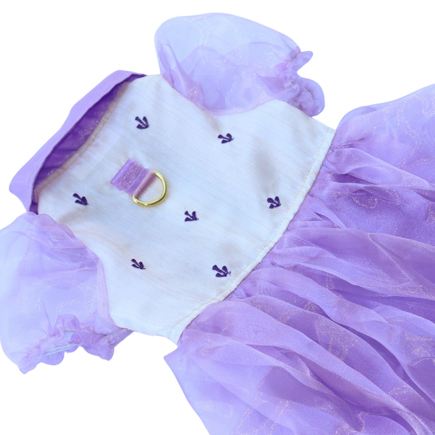 Lilac Combination Dress Barong
